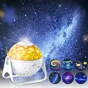 [LIUYANG] Planetarium Projector,6 in 1 Galaxy Projector Night Light with Nebula Moon Planets Aurora,360° Rotating Focusable Star Projector Lamp for Baby Kids Bedroom Ceiling/Game Room/Party/Bar