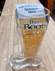 Clear Das Boot German Beer Glass 1L – Includes Insert, Oktoberfest Bier Mug