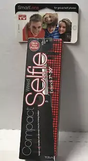 SmartLens Compact Selfie Stick Extends 7"-30",New ‼️