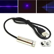 Focusable 405nm 20mW Dot/Line/Cross Laser Diode Module Violet/Blue with USB