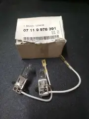 BMW E10-E30-NK-E3-E9 fog lights bulbs (2) !!NEW!! !!GENUINE!! 07119978391