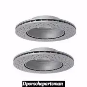 Porsche Boxster / Cayman Brake Disc ( Rear Left AND Right ) ZIMMERMAN NEW (for: Porsche)