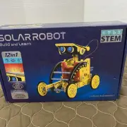 Stem Solar Robot 12in1 - Educational - Build and Learn Robot. New.