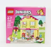 NEW Lego Juniors FAMILY HOUSE Set 10686 w/Blue Bicycle Female Minifigs Food Dog
