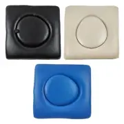 Commode Seat Cushion Padded Easy Clean Soft Portable PU Leather Toilet Seat for