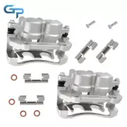 2X Front Brake Caliper W/Bracket For 2005-10 Jeep Commander XK Grand Cherokee WK (for: Jeep)