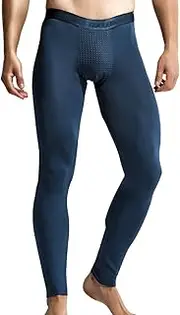 [Ouruikia] Thermal Underwear Men's Modal Long Thermal Trousers Magnetic Winter Cold Protection Base Layer Deep Waist