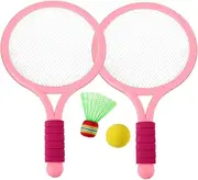 Mipcase 1 Set Badminton and Tennis Racket Set Includes Rackets and Shuttlecocks Fun Sports for Indoor and Outdoor Play for Backyard Activities