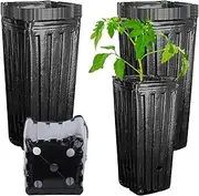 Tall Nursery Pots 20 Deep Tree Pots for Nurseries Plant Nursery Pots Starting Pots Succulent Planter Flower Pots Plant Bonsai Holder with Holes for Flowers