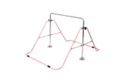 Kids Gymnastics Bars Training Horizontal Bar Monkey Kip Bar Pink