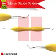 Micro Sickle Scaler Periodontal Silicone Handle Tartar Scraper Calculus Removal