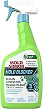 MOLD ARMOR Mold Blocker Spray, 32 oz., Fresh & Clean Scent, Cleans & Prevents Mold & Mildew for up to 3 Months, Effectively Eliminates Musty Odors, Bleach Free