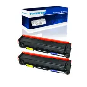 2 Pack Toner Cartridge CF400A 201A Black For HP Laserjet M252dn M274n M277 M277n