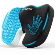 Cooling Gel Memory Foam Seat Cushion for Tailbone Pain Relief