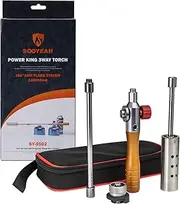 Portable Grill Torch,Charcoal Starter and Lighter,Weed Torch,Garden Torch,Blow Torch for Weed Wood Charcoal Lighter Fireplace Lighter Campfire (Gas Canister Not Included)