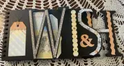 Junk Journal Die Cut Chipboard Waterfall “Wish Upon A Star” Journal Spiral Bound