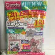 Cards And Paper Craft Magazine 4 In 1 Craft Kit Stencils Stamps And Floral Die