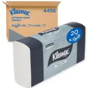 Kleenex Optimum Paper Hand Towel 20 Packs x 120 Towels (4456)