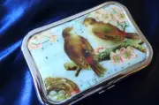 Fashionable Contact Lenses Case...Song Birds...one of a kind!