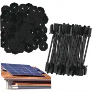 50PCS Nylon Clips For Solar Panel Bird Proofing Mesh Installation UV Resistant
