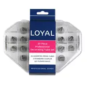 29pc Loyal Stainless Steel Piping Tip Decorating Set