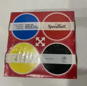 Speedball Energy Surge Fabric Screen Printing 4 Count Ink Set- 4oz Jars