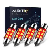 4x 6418 36mm LED Courtesy Dome Light Bulb For Honda Accord 94-02 Odyssey 1999-04 (for: Smart)
