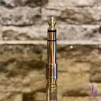 在飛比找松果購物優惠-【轉接頭系列】合金材質 小轉大 3.5 轉 6.3 耳機 音