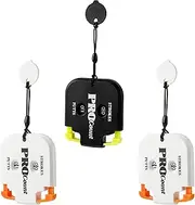 NQEUEPN 3 Pieces Mini Golf Score Counter, Golf Shooting Click Counter Golf Score Carrier with Dial Reset Tool, Keychain for Outdoor Sports