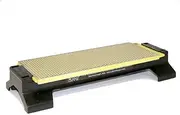 Diamond Machining Technology (DMT) W250CX-WB DuoSharp Double-Sided Diamond Sharpening Stone Bench with Base, Fine/Extra Fine, 10 Inch