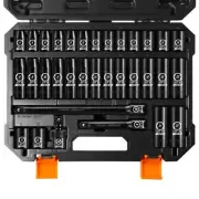 BOEN 1/2" Drive Impact Socket Set 33 Piece Deep & Shallow Metric Socket Set