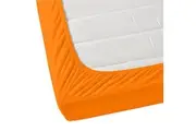 La Via 400TC Fitted Sheet (Orange) - Double