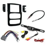 Car CD Stereo Receiver Dash Install Mounting Kit Wire Harness + Radio Antenna Ad