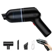 9000Pa Cordless Handheld Car Vacuum Cleaner Rechargeable Portable Duster-Black