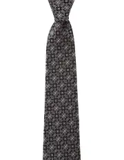 [Dom Bagnato] Vicino Foulard Silk Tie in Pewter