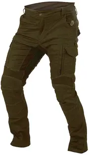 Trilobite Acid Scrambler Motorcycle Jeans, green-brown, Size 30 32 for Men Green Brown