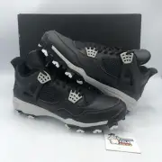 Nike Air Jordan Retro MCS Cleats Oreo IV 4 Size 10 807709-010