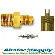 C&D Valve CD1414 1/4" Flare Adapter / Coupler Pack of (2)