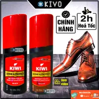 在飛比找蝦皮購物優惠-【新款】KIWI 水棕黑/棕鞋油 30ml - Kivo 鞋