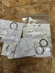 Set Of 2 Engine Coolant Pipe O-Rings -- For BMW -- #11531710048 -- New Bag