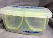 Ocean Quest Pacific Scuba Mask Yellow Clear With Purge Adjustable Strap B15