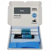 Touch up paint for RAL Gray BASALTGRAU 7012-GL Pen Stick Scratch Chip Fix Brush
