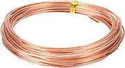 uxcell 99.9% Pure Copper Wire for Jewelry Making, 16 Gauge (1.3mm) Copper Craft Wire 24.6 Feet Beading Jewelry Making Supplies for Crafting Wreath Electroculture Gardening