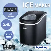 Maxkon Portable 2.4L Ice Maker Machine Commercial Automatic Ice Cube Tray Maker