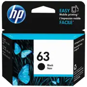 HP 63 Black Original Ink Cartridge - Instant Ink Compatible