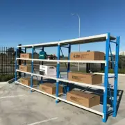 4M*2.4M*0.6M Storage Shelves Garage Warehouse Rack Shelving Steel 800KG m1