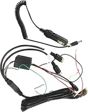 Elinz Car Charger for Reversing Camera Monitor Power Harness 12V Caravan