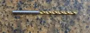 5/32 TITANIUM COATED HSS DRILL BITS 9pc set