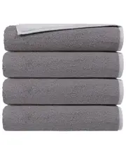 DePera Home Double Face Set Of 4 Turkish Bath Towels