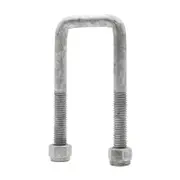 Sunrise U-Bolts with Nyloc Nut 1/2" Galvanised - 45mm Square, 115mm - UB45S115G